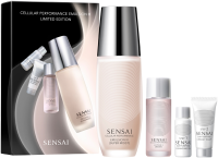 SENSAI Cellular Performance Emulsion IIII Set = Emulsion III 100 ml + S.Purif.Cleans.Oil 8 ml + S.Purif.Creamy Soap 8 ml + Cell.Perf.Lotion II 20 ml