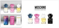 Moschino Toy Miniature Set = 4 x 5 ml EdT/EdP Toy 2 Pearl + Toy 2 Bubble Gum + Toy2 + Toy Boy