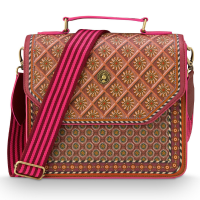 Pip Studio Frances Cross Body Bag Medium Imani Red 25x9x21.5cm