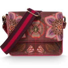 Pip Studio Fenna Cross Body Flap Small Flores Felices Red 19x9x16cm