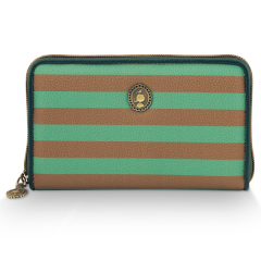 Pip Studio Willow Wallet Stripe Green 18x3x11cm