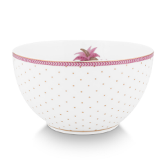 Pip Studio Bowl Jolie Dots Gold Pink 15cm