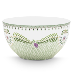 Pip Studio Bowl Lily&Lotus Tiles Light Green 15cm