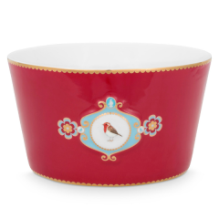 Pip Studio Bowl Love Birds Medallion Red 15cm