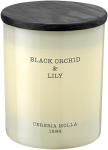 Cereria Molla Black Orchid & Lily Vegane Wachskerze Glas