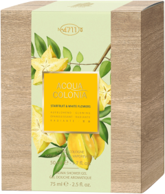 No.4711 Acqua Colonia Starfruit & White Flowers Set = EdC Nat. Spray 50 ml + Aroma Shower Gel 75 ml