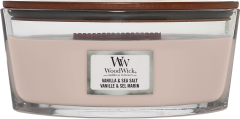 Woodwick Ellipse Jar Vanilla & Sea Salt