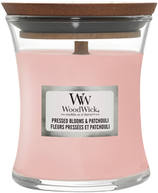 Woodwick Mini Hourglass Pressed Blooms & Patchouli