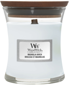 Woodwick Mini Hourglass Magnolia Birch