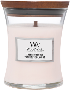 Woodwick Sheer Tuberose Medium Hourglass