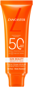 Lancaster Sun Beauty Mineral Face Cream SPF50
