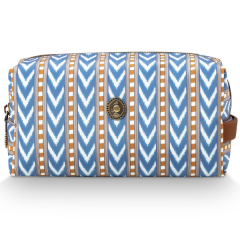 Pip Studio Coco Cosmetic Bag Medium Samba Stripe Blue