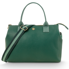 Pip Studio Fia Handbag Large Green 34x16x26.5cm