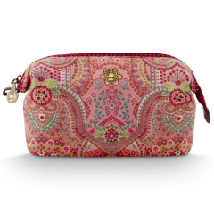 Pip Studio Cooper Cosmetic Purse Medium Jabali Red 22.5x9.5x15cm