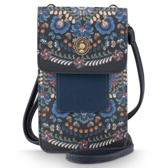Pip Studio Peggy Phone Bag Il Ricamo Dark Blue 11x1x18cm