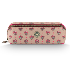 Pip Studio Cyrille Cosmetic Bag Small Jaipur Flower Sand-Pink 20x7.5x7.