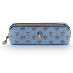 Pip Studio Cyrille Cosmetic Bag Small Jaipur Flower Blue 20x7.5x7.5cm