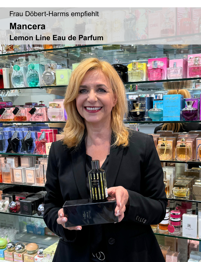 Frau Döbert-Harms empfiehlt Mancera Lemon Line Eau de Parfum