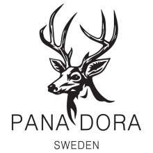 Pana'Dora Sweden Logo mit Hirschkopf