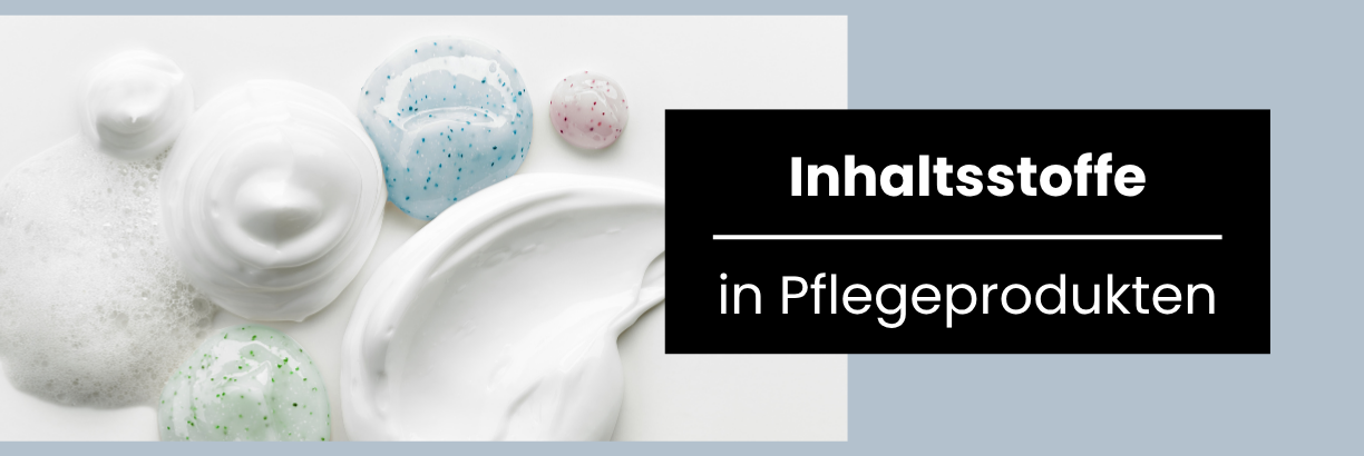 Hero-Slider zum Artikel Inhaltsstoffe in Pflegeprodukten mit verschiedenen Cremetexturen und Schaum, Kategorie Good to know