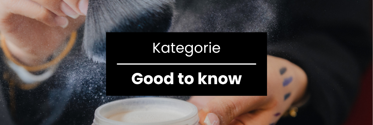 Kategorie Good to know – Puderpinsel mit loser Puder-Dose