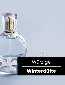 Banner Duftneuheiten Sommer 2025, Hand sprüht Parfüm aus goldenem Flakon