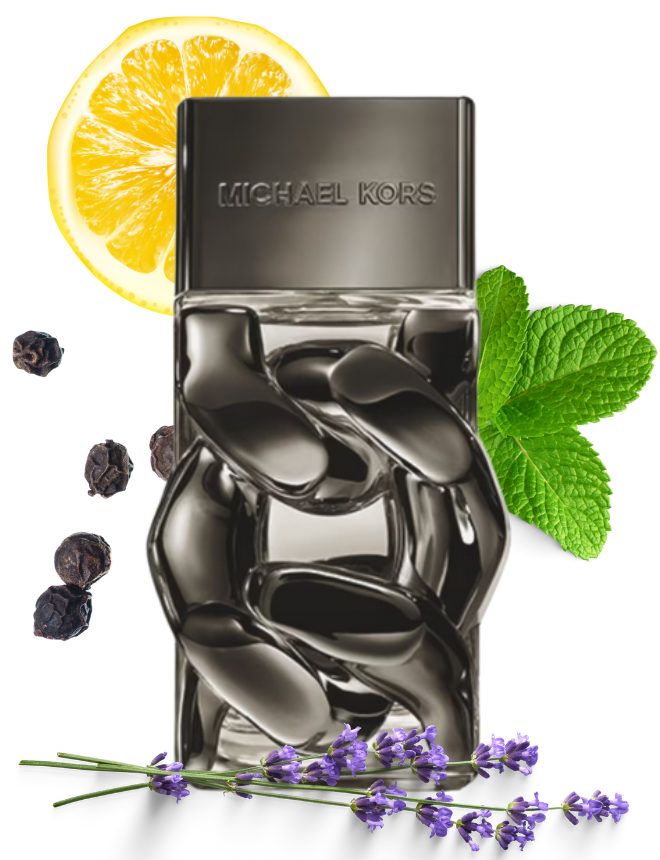 Michael Kors Pour Homme Absolu Eau de Parfum Flakon mit Zitrone, schwarzem Pfeffer, Minze und Lavendel