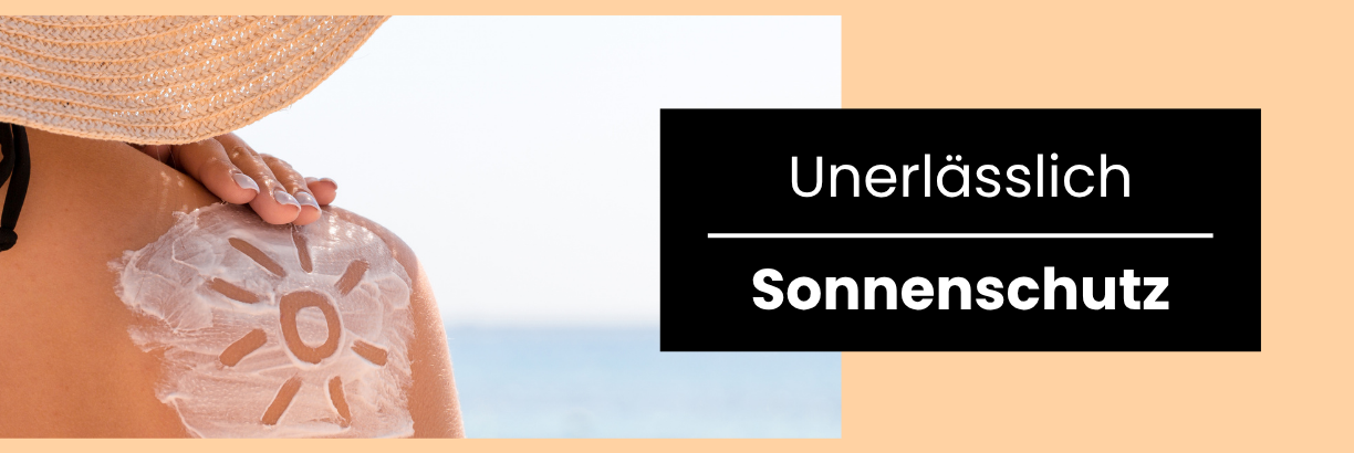 Hero-Slider zum Artikel Sonnenschutz mit Sonnencreme-Motiv auf der Schulter, Kategorie Tipps & Tricks