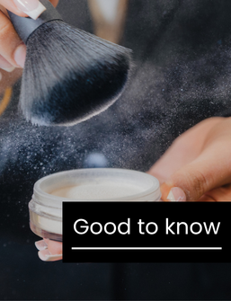 Kategorie Good to know – Puderpinsel mit loser Puder-Dose