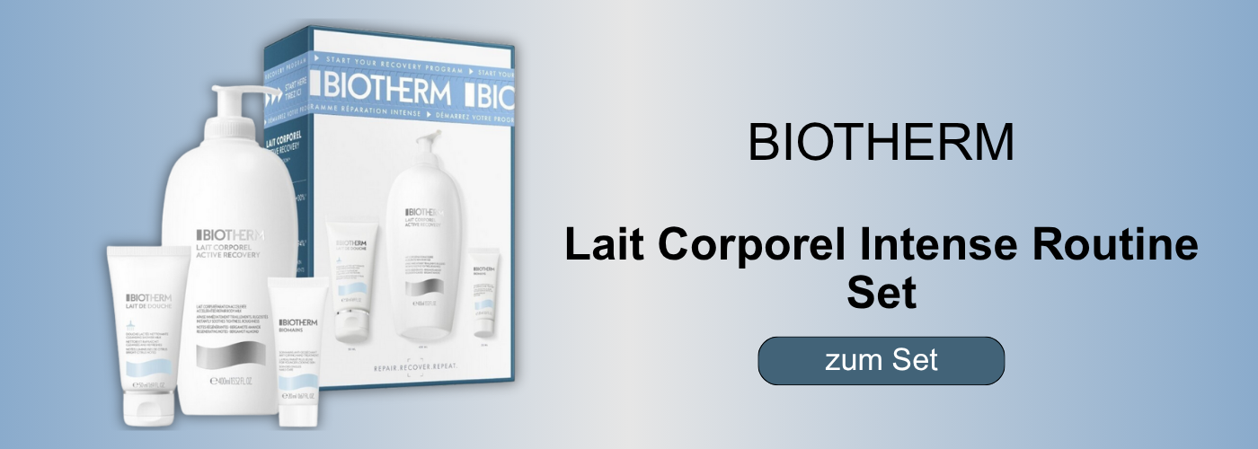 Biotherm Lait Corporel Active Recovery Set – Körperlotion, Duschmilch und Handcreme