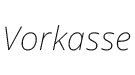 Vorkasse